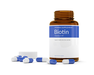 Biotin Supplement bottle